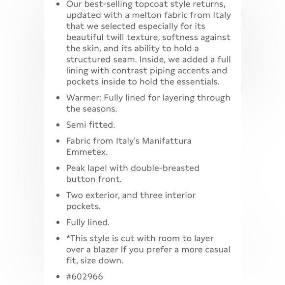 Banana Republic Gray Pea Coat - Picture 7 of 9